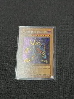 Yugioh! Tri-Horned Dragon LOB-000 | Wavy Unlimited - NM - Image 2