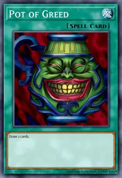 Yugioh! Pot of Greed Starlight Rare 2025 tin MP25-EN017 ships 9/5 - Image 1