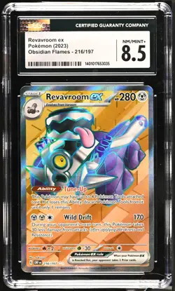 CGC 8.5 Revavroom EX 216/197 Obsidian Flames - Mint+ Graded Pokemon Card - Image 1