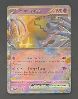 Pokemon Card Mimikyu EX 004 Black Star Promo - Near Mint - Image 1
