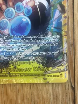 Bartholomew Kuma SEC OP12-119 Legacy of the Master One Piece Card Game - Image 5