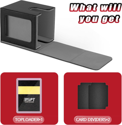 MTG Deck Box for Commander Display Window,Card Deck Box Fits 100 Double Sleeved - Image 4