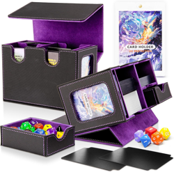 MTG Deck Box Commander Deck Box,Trading Card Storage Box with Commander Display, - Image 1