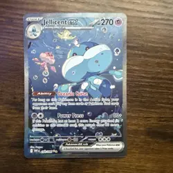 Pokemon tcg Jellicent EX Sir White Flare Card 168/086 English Edition - Image 1