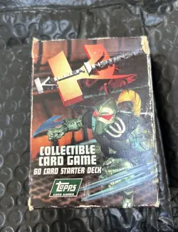 Killer Instinct Collectible Card Game Starter Deck Topps 1996 Nintendo - Image 1