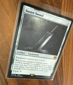 Buster Sword Final Fantasy Magic the Gathering MTG Mythic 0255 FFVII - Near Mint - Image 3