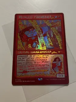 MTG Magic The Gathering Foil Reckless Fireweaver *NP - Image 1