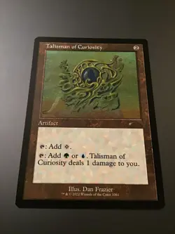 MTG Secret Lair #1061 Talisman of Curiosity Retro Frame NM - Image 1