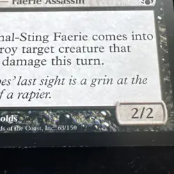Magic the Gathering MTG Final-Sting Faerie (63) Morningtide LP - Image 2