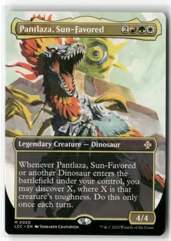 Pantlaza, Sun-Favored MTG Commander LCI NM Borderless 0020 - Image 1