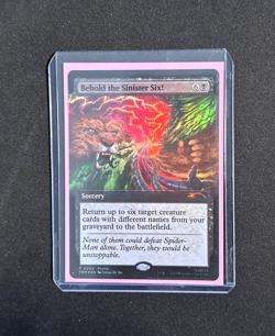Magic the Gathering MTG Behold the Sinister Six! Pax West 2025 Promo Foil - Image 1