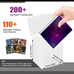 Deck Box with Carrying Case. Deck Boxes for MTG, TCG, Sports Cards.Set Includes - Image 2