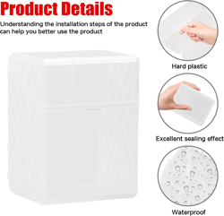 Deck Box with Carrying Case. Deck Boxes for MTG, TCG, Sports Cards.Set Includes - Image 4