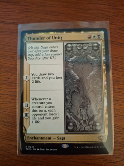 x1 Thunder of Unity R MTG Tarkir: Dragonstorm M/NM, English - Image 1
