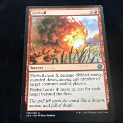 Fireball 128/249 Iconic Masters MTG Magic The Gathering D3661* - Image 1