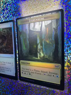 MTG DSK Foil: Double-Sided 0016 Everywhere / 0001 Copy; 0040 Veteran Survivor - Image 3