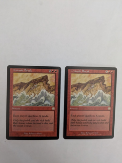 2 Tectonic Break Mercadian Masques MTG NM Free shipping with tracking - Image 1