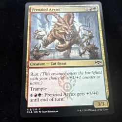 MTG Magic the Gathering Frenzied Arynx (173/296) Ravnica Allegiance LP - Image 1