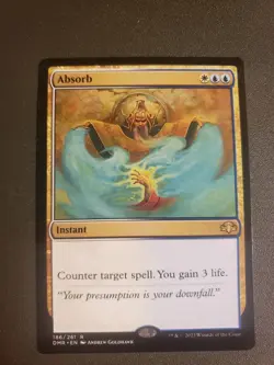 MTG Dominaria Remastered Rare Absorb #186 LP - Image 1