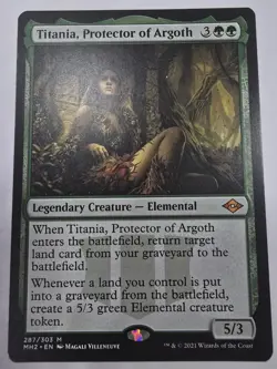 Titania, Protector of Argoth Modern Horizons 2 Regular Mtg Magic The Gathering - Image 1