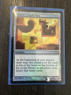 MTG 9TH EDITION* TEFERIS PUZZLE BOX NM/M* FOIL* - Image 1