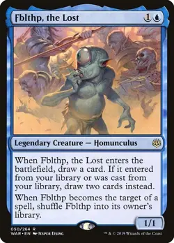 Fblthp, the Lost 1x FOIL WAR MTG War of the Spark Rare MINT blue - Image 1