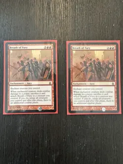 MTG RAVNICA CITY OF GUILDS* BREATH OF FURY NM/M* (2) - Image 1