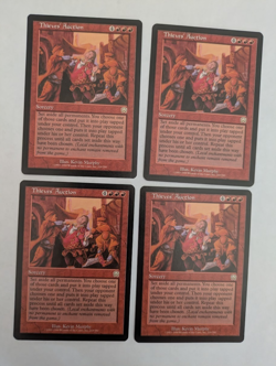4 Thieve's Auction Mercadian Masques MTG NM Free shipping with tracking - Image 1