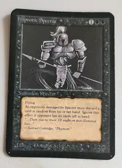 Hypnotic Specter Beta MP Moderately Played MTG - Image 1