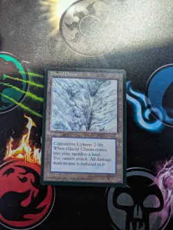 Glacial Chasm Ice Age MTG Magic the Gathering Card MP Condition - Image 1