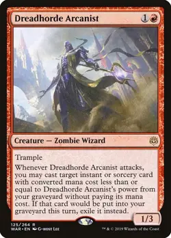 Dreadhorde Arcanist 1x FOIL WAR MTG War of the Spark Rare MINT red - Image 1