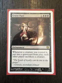 MTG 9TH EDITION* GRAVE PACT NM/M* - Image 1