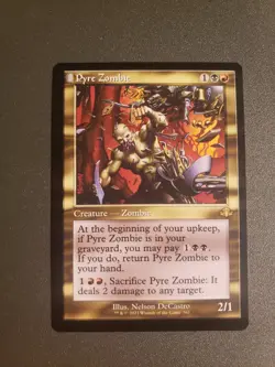 1x Pyre Zombie Retro Frame Dominaria Remastered MTG Magic the Gathering NM - Image 1