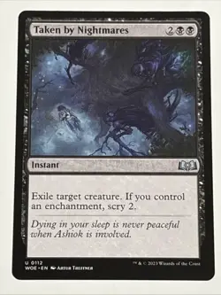 MTG Wilds of Eldraine Taken by Nightmares 0112 NM - Image 1