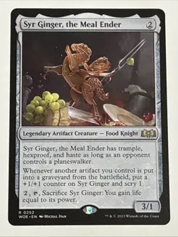 MTG Wilds of Eldraine Syr Ginger, the Meal Ender 0252 NM Rare - Image 1