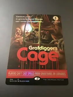 MTG Secret Lair #324 Grafdigger's Cage Foil (Movie Poster) NM - Image 1