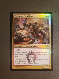 Viashino Firstblade Foil Dragon's Maze Magic the Gathering MTG LP - Image 1
