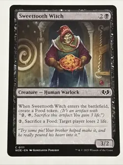 MTG Wilds of Eldraine Sweettooth Witch 0111 NM - Image 1