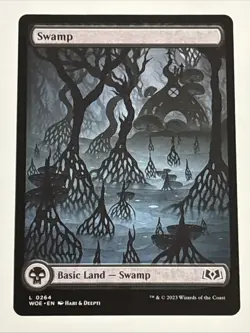 MTG Wilds of Eldraine Swamp 0264 NM - Image 1