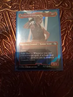 Prompto Argentum (Borderless) (Surge Foil) -Foil Near Mint MTG - Image 1