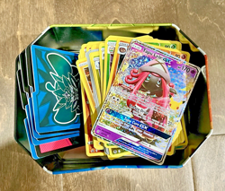 150 Shiny Pokemon Cards in Tin - Plus Cute Sanrio Kuromi Keychain - Image 3