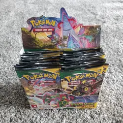 Pokemon Evolving Skies EMPTY Booster Box with 36 EMPTY Packs - No Cards - Image 1