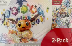 Costco- SEALED Pokemon Prismatic Evolutions ETBs + 2 Booster Bundles TCG New - Image 2