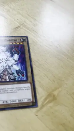 Yugioh Gene-Warped Warwolf BP02-EN002 1st Edition Mosaic Rare Foil Near Mint - Image 2