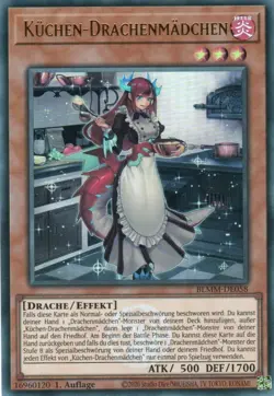 yugioh 1x Kuchen-Drachenmadchen BLMM-DE058 ULTRA RARE 1AUFLAGE DEUTSCH - Image 1