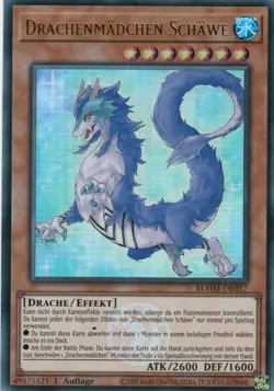 yugioh 1x Drachenmadchen Schawe BLMM-DE057 ULTRA RARE 1AUFLAGE DEUTSCH - Image 1