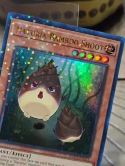 1st Edition!✨ Yugioh! NATRIA BAMBOO SHOOT * HAC1-EN111 - Ultra Rare HOLO - Image 3