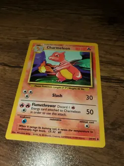 Pokemon TCG Charmeleon Base Set, Card 24/102, Near Mint Condition - Image 4