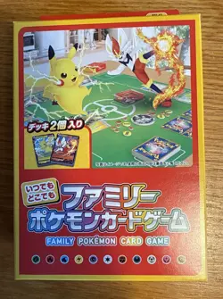 Pokemon TCG Family Card Game Anytime Anywhere Deck Japanese Sealed US SELLER - Image 1