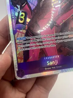 Sanji OP09-065 SR Emperors in the New World One Piece Card Game CCG LP/NM - Image 5